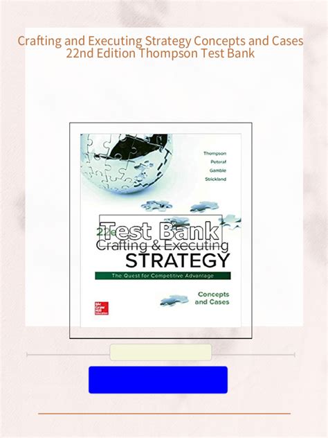 crafting & executing strategy: concepts and cases pdf|crafting pc.